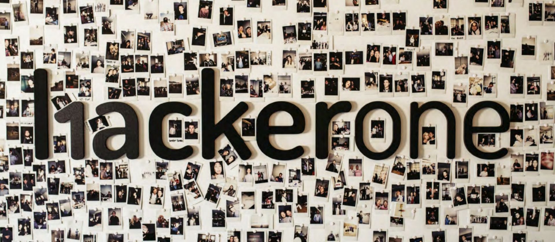 hackerone logo polaroids