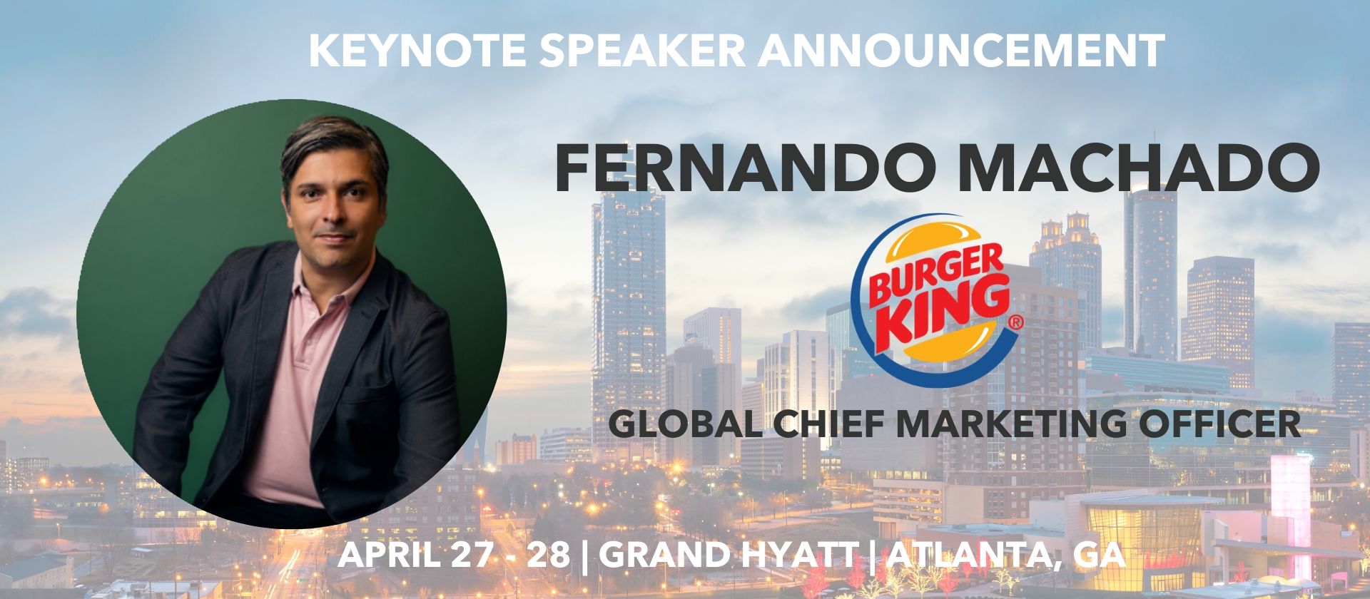 Announcing our Keynote Speaker, Fernando Machado!