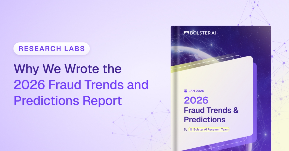 2026 Fraud Trends and Phishing Predictions Report with Bolster AI